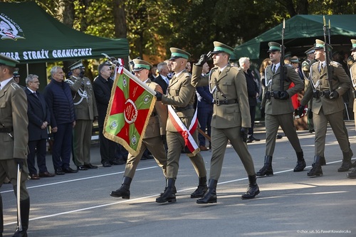 Prezentacja sztandaru WSSG.