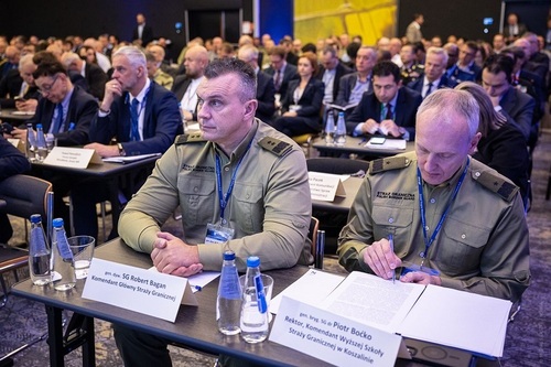 gen. bryg. SG dr Piotr Boćko w towarzystwie Komendanta Głównego Straży Granicznej gen. dyw. SG Roberta Bagana. 