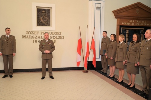 płk SG Krzysztof Muzyczuk podczas oficjalnego zakończenia płk SG Krzysztof Muzyczuk podczas oficjalnego zakończenia